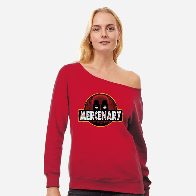 Mercenary Park-Womens-Off Shoulder-Sweatshirt-pigboom