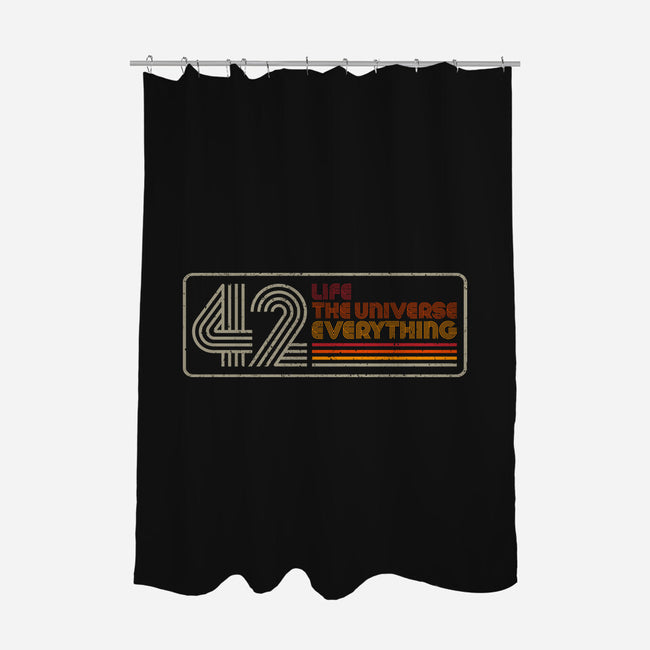 Retro 42-None-Polyester-Shower Curtain-DrMonekers