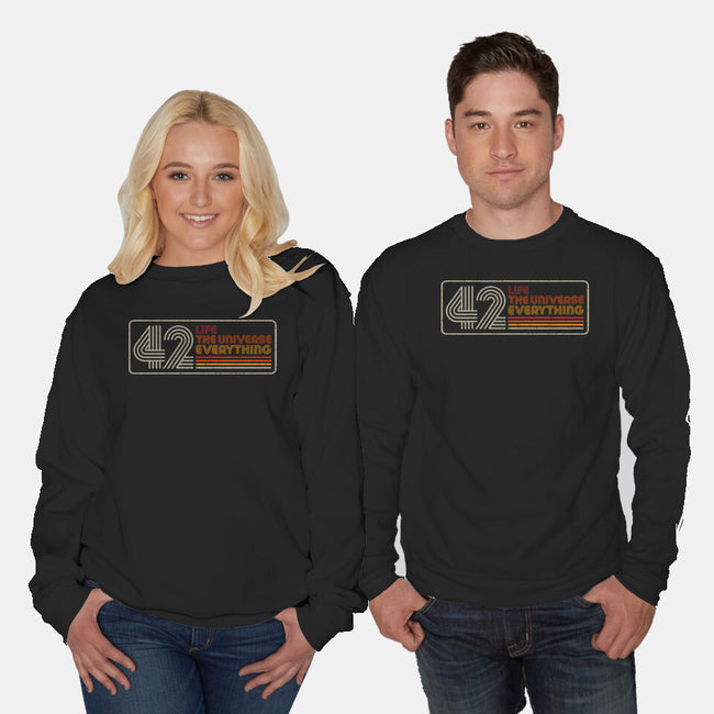 Retro 42-Unisex-Crew Neck-Sweatshirt-DrMonekers