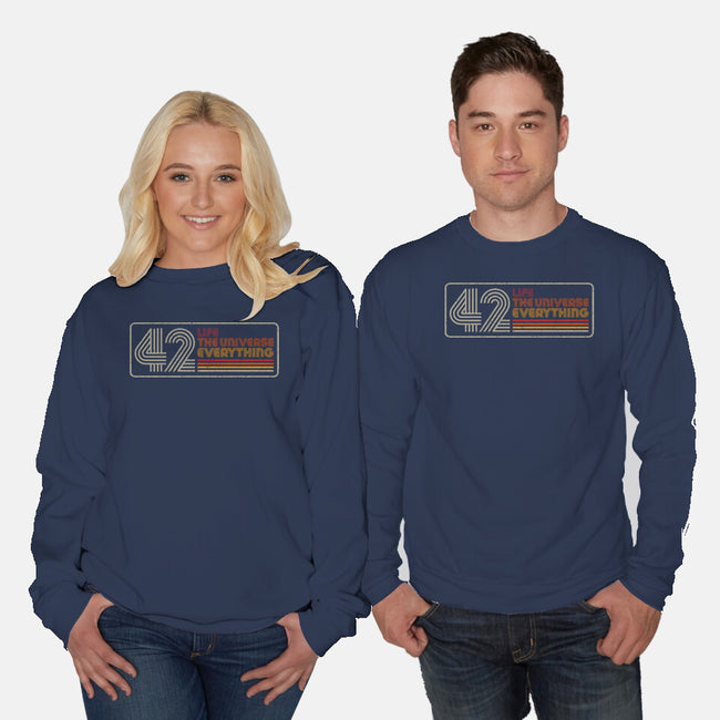 Retro 42-Unisex-Crew Neck-Sweatshirt-DrMonekers