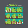 The Shrek Moods-Womens-V-Neck-Tee-yumie