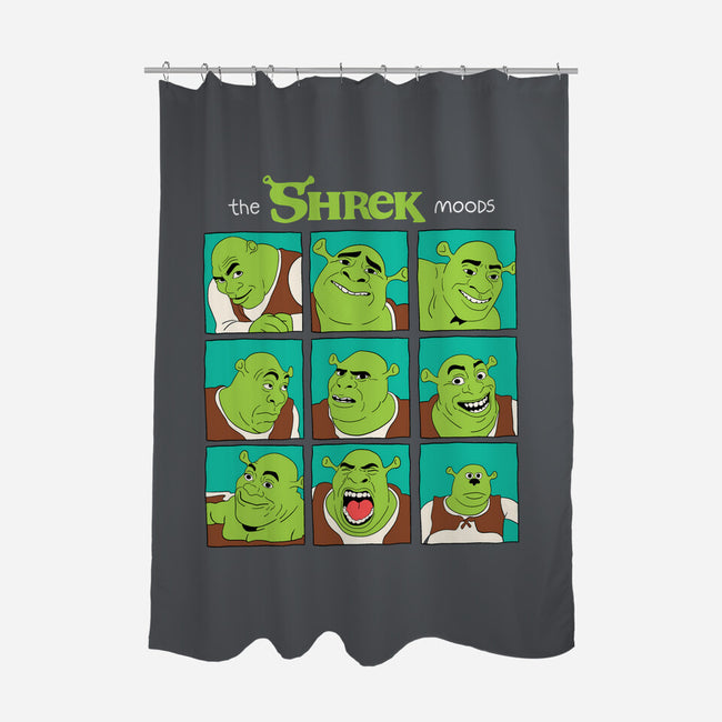 The Shrek Moods-None-Polyester-Shower Curtain-yumie