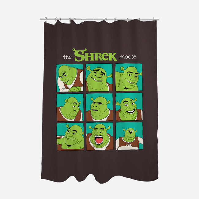 The Shrek Moods-None-Polyester-Shower Curtain-yumie