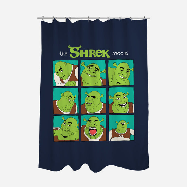 The Shrek Moods-None-Polyester-Shower Curtain-yumie