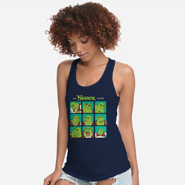 The Shrek Moods-Womens-Racerback-Tank-yumie