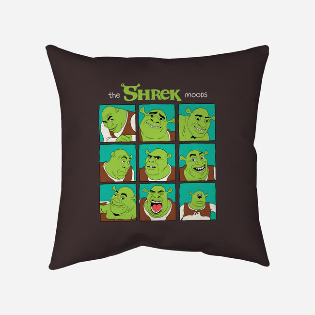 The Shrek Moods-None-Removable Cover-Throw Pillow-yumie