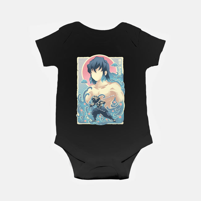 Great Wave Inosuke-Baby-Basic-Onesie-hypertwenty