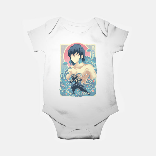 Great Wave Inosuke-Baby-Basic-Onesie-hypertwenty