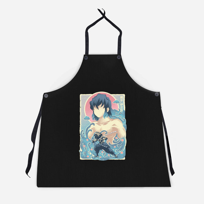 Great Wave Inosuke-Unisex-Kitchen-Apron-hypertwenty