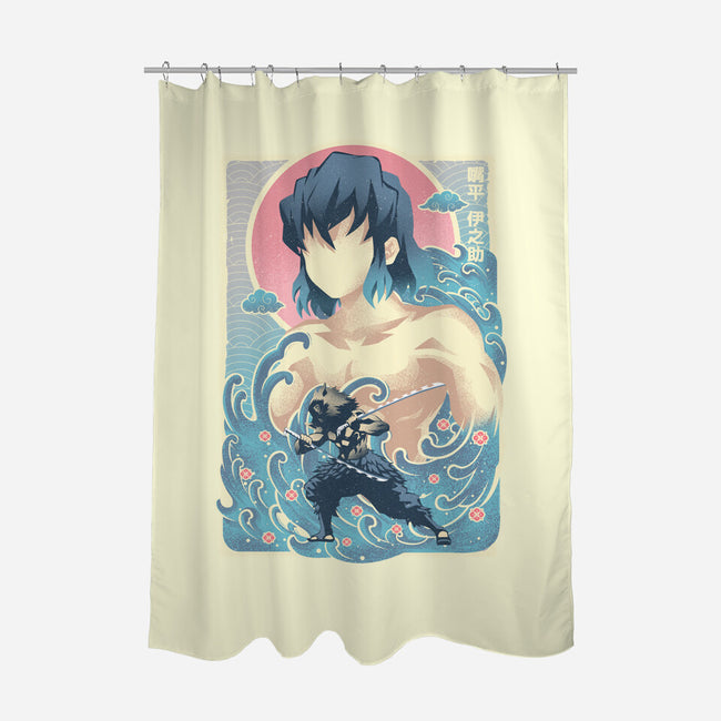 Great Wave Inosuke-None-Polyester-Shower Curtain-hypertwenty