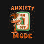 Anxiety Mode-Womens-Off Shoulder-Tee-yumie