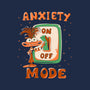 Anxiety Mode-Womens-Fitted-Tee-yumie