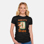 Anxiety Mode-Womens-Fitted-Tee-yumie