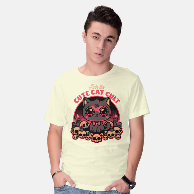 Cute Cat Cult-Mens-Basic-Tee-Studio Mootant