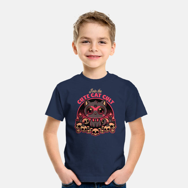 Cute Cat Cult-Youth-Basic-Tee-Studio Mootant