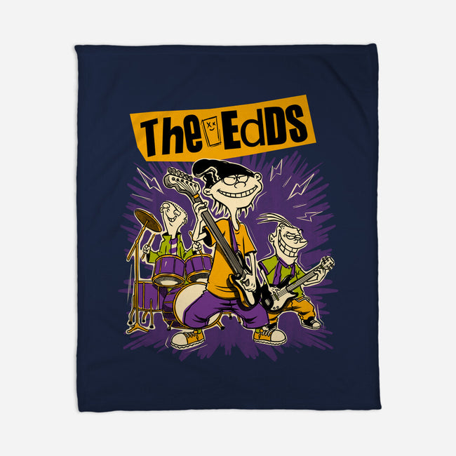 Cartoon Rock Band-None-Fleece-Blanket-Studio Mootant