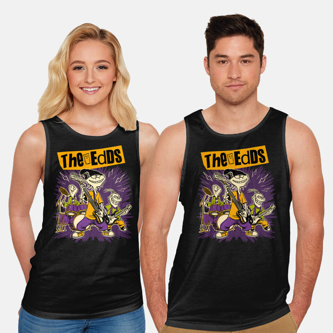 Cartoon Rock Band-Unisex-Basic-Tank-Studio Mootant