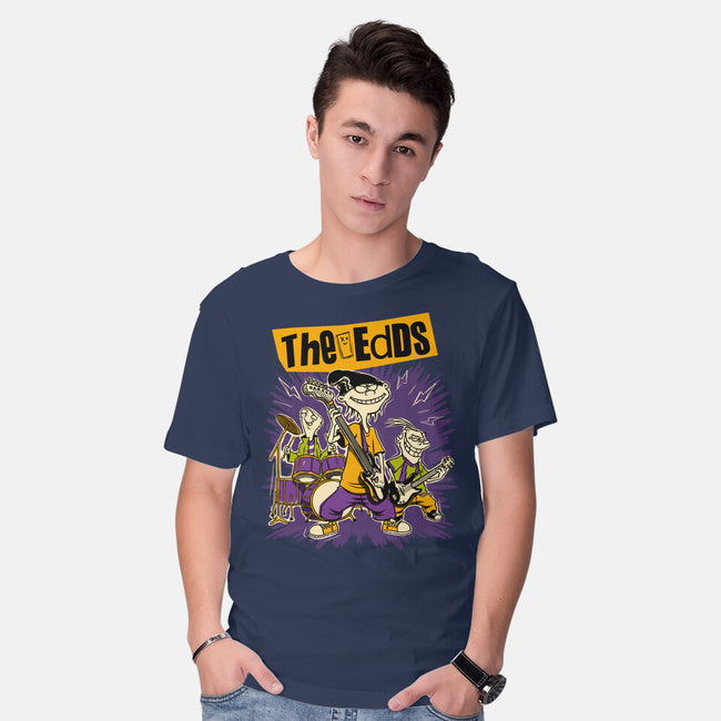 Cartoon Rock Band-Mens-Basic-Tee-Studio Mootant