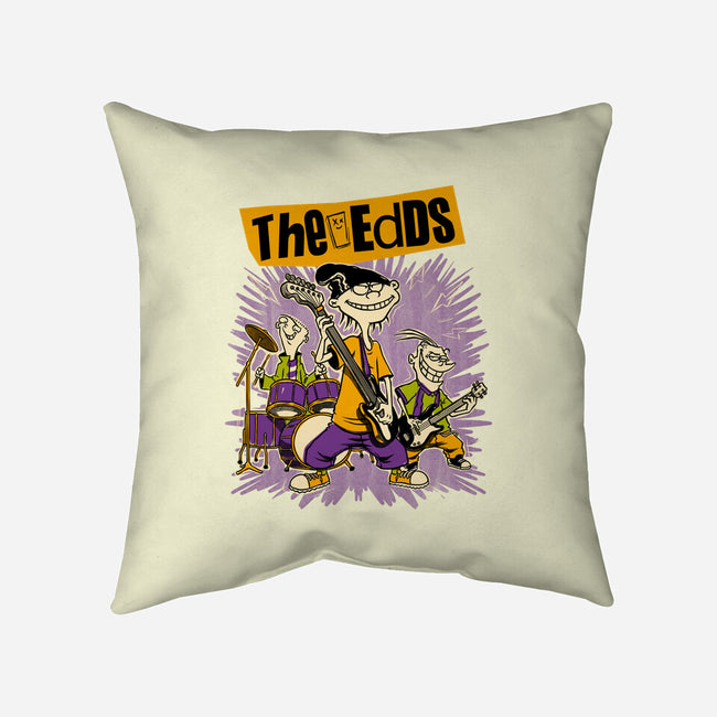 Cartoon Rock Band-None-Removable Cover-Throw Pillow-Studio Mootant