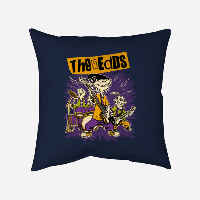 Cartoon Rock Band-None-Removable Cover-Throw Pillow-Studio Mootant