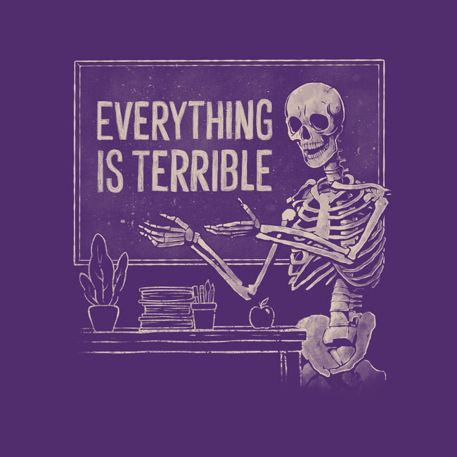 Everything Is Terrible-Womens-Off Shoulder-Tee-eduely