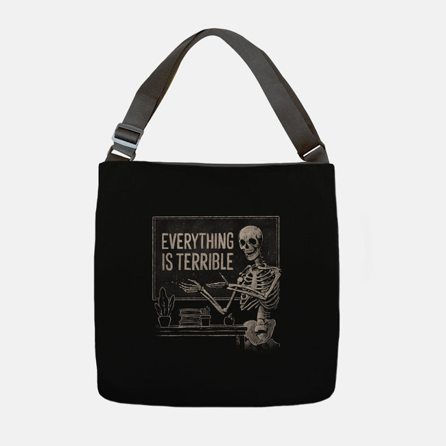 Everything Is Terrible-None-Adjustable Tote-Bag-eduely