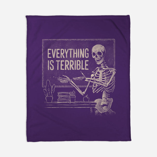 Everything Is Terrible-None-Fleece-Blanket-eduely