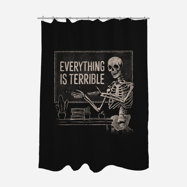 Everything Is Terrible-None-Polyester-Shower Curtain-eduely