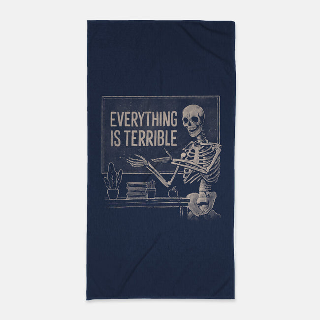 Everything Is Terrible-None-Beach-Towel-eduely