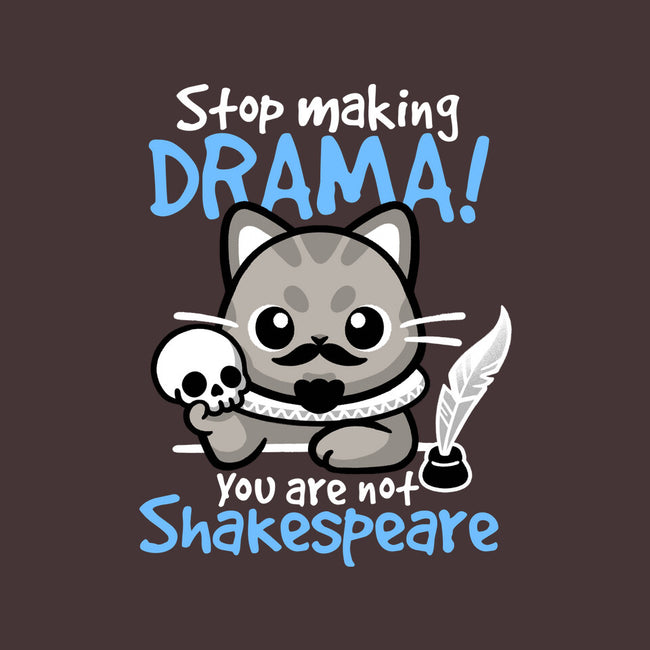 Shakespeare Cat Drama-None-Glossy-Sticker-NemiMakeit