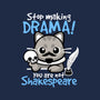 Shakespeare Cat Drama-Youth-Basic-Tee-NemiMakeit