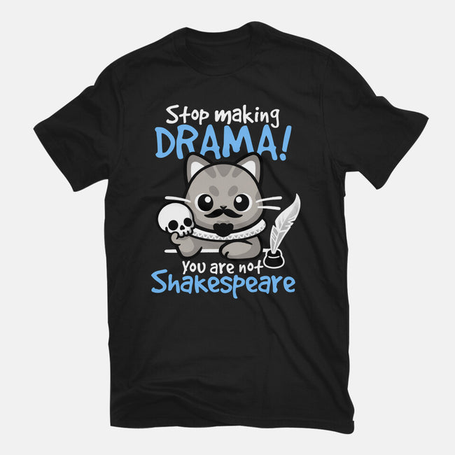 Shakespeare Cat Drama-Mens-Premium-Tee-NemiMakeit