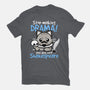 Shakespeare Cat Drama-Mens-Basic-Tee-NemiMakeit