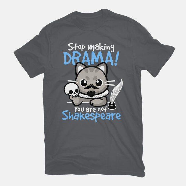 Shakespeare Cat Drama-Mens-Premium-Tee-NemiMakeit