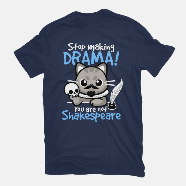 Shakespeare Cat Drama-Mens-Basic-Tee-NemiMakeit