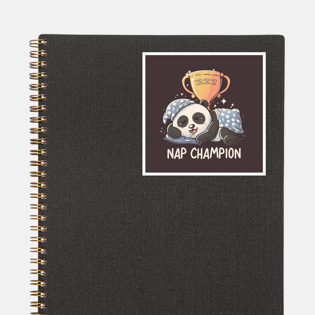 Nap Champion-None-Glossy-Sticker-koalastudio