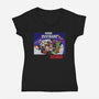 Super Toy Kart-Womens-V-Neck-Tee-dalethesk8er