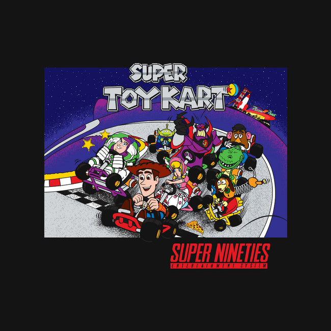 Super Toy Kart-None-Removable Cover-Throw Pillow-dalethesk8er