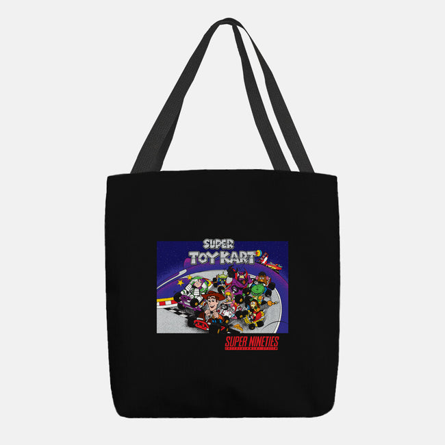 Super Toy Kart-None-Basic Tote-Bag-dalethesk8er