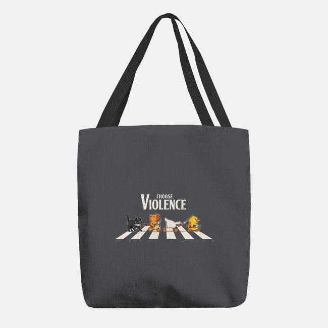 Choose Violence-None-Basic Tote-Bag-2DFeer