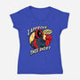 Super Cool Shirt-Womens-V-Neck-Tee-demonigote