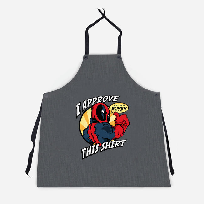 Super Cool Shirt-Unisex-Kitchen-Apron-demonigote