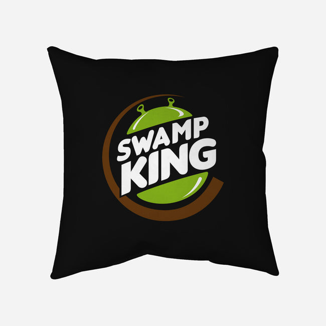 Swamp King-None-Removable Cover-Throw Pillow-demonigote