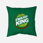 Swamp King-None-Removable Cover-Throw Pillow-demonigote