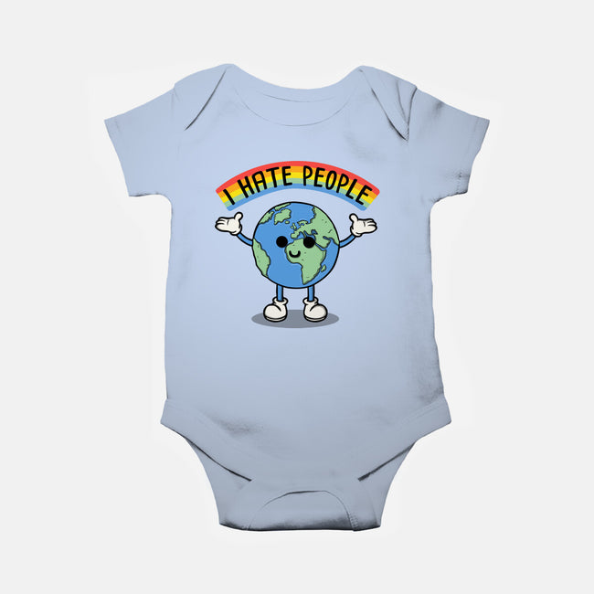 Earth Hates People-Baby-Basic-Onesie-Melonseta