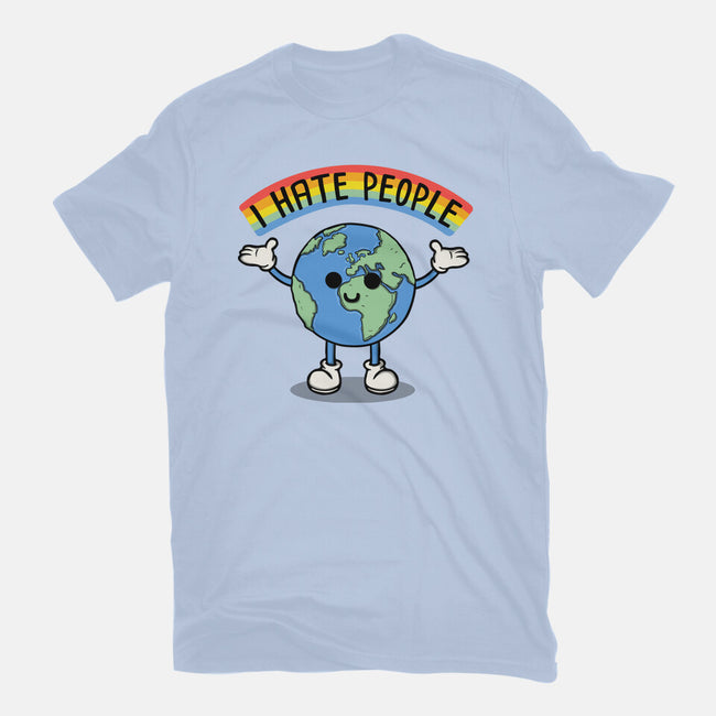 Earth Hates People-Mens-Basic-Tee-Melonseta