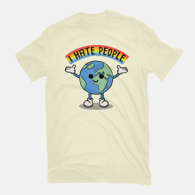 Earth Hates People-Mens-Basic-Tee-Melonseta