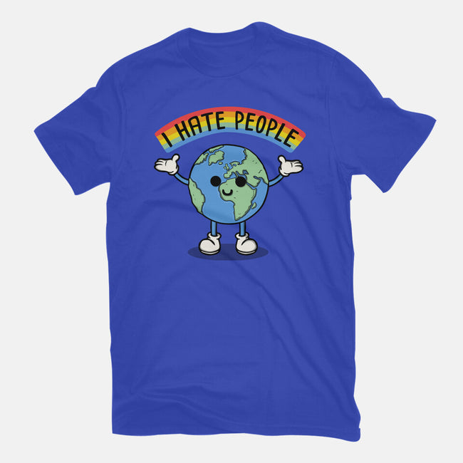 Earth Hates People-Womens-Basic-Tee-Melonseta