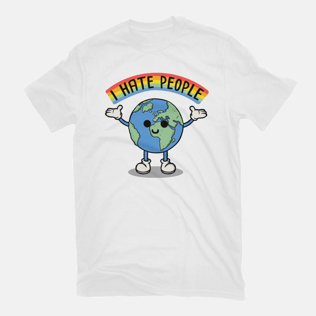 Earth Hates People-Mens-Basic-Tee-Melonseta