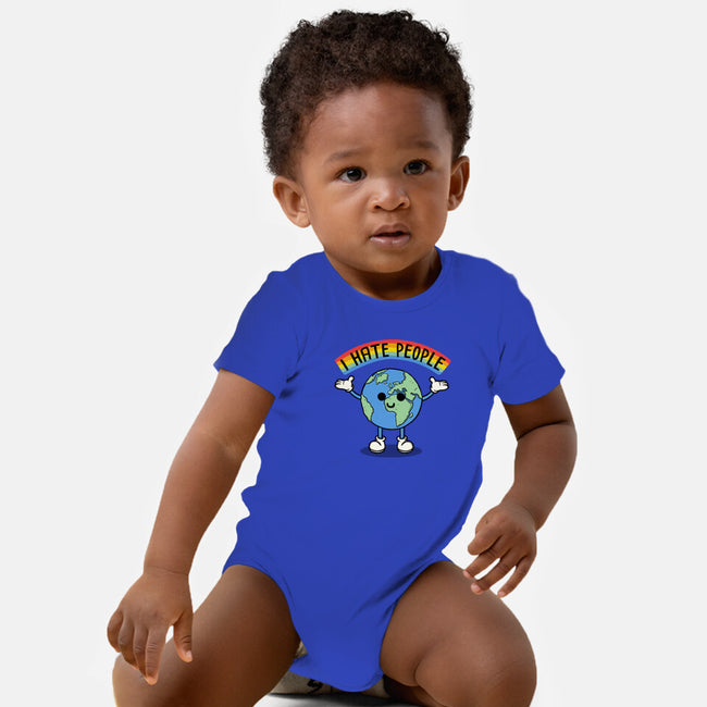 Earth Hates People-Baby-Basic-Onesie-Melonseta